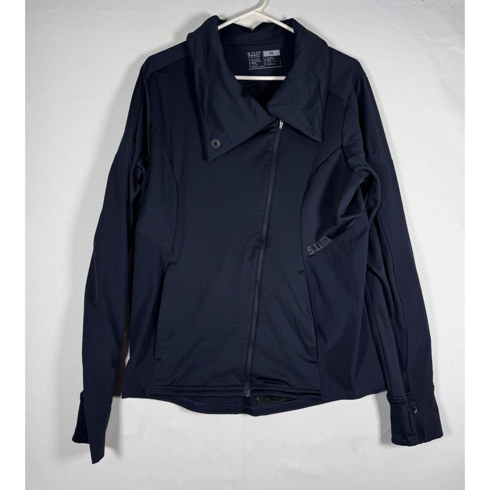5.11 Tactical Jacket Women's XL Blue Full Zip Kinetic Activewear 62075 Outdoor